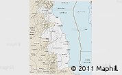 Classic Style 3D Map of Nkhotakota
