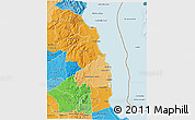 Political Shades 3D Map of Nkhotakota