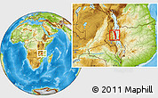 Physical Location Map of Lake Malawi