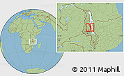 Savanna Style Location Map of Lake Malawi