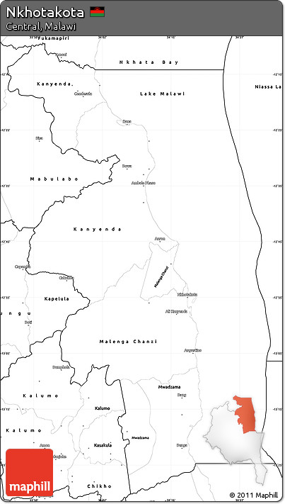 Blank Simple Map of Nkhotakota
