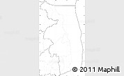 Blank Simple Map of Nkhotakota, no labels
