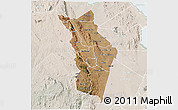 Satellite 3D Map of Ntcheu, lighten