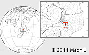 Blank Location Map of Mpando, highlighted parent region, highlighted grandparent region, within the entire country