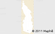 Classic Style Simple Map of Mpando, single color outside