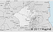 Silver Style 3D Map of Kalumo