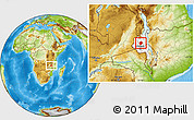 Physical Location Map of Kalumo, highlighted grandparent region