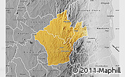 Physical Map of Kalumo, desaturated