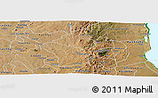 Satellite Panoramic Map of Kalumo