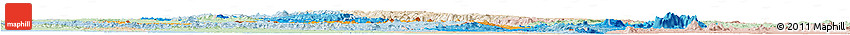 Political Horizon Map of Malawi, lighten