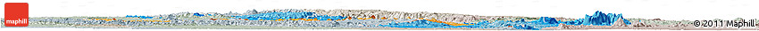 Political Horizon Map of Malawi, lighten, semi-desaturated