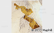 Physical 3D Map of Chitipa, lighten