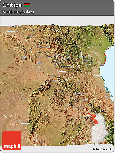 Satellite 3D Map of Chitipa