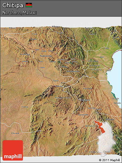 Satellite 3D Map of Chitipa