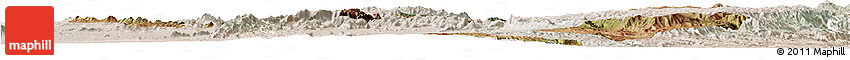 Satellite Horizon Map of Chitipa, lighten