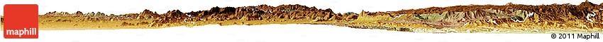 Satellite Horizon Map of Chitipa, physical outside