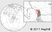 Blank Location Map of Chitipa, highlighted country, highlighted parent region