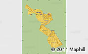 Savanna Style Map of Chitipa, single color outside