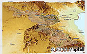 Satellite Panoramic Map of Chitipa, physical outside