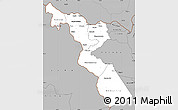 Gray Simple Map of Chitipa
