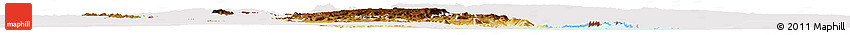Physical Horizon Map of Northern, cropped outside