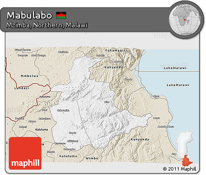 Classic Style 3D Map of Mabulabo