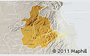 Physical 3D Map of Mabulabo, lighten, semi-desaturated