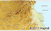 Physical 3D Map of Mabulabo