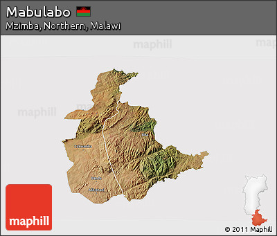 Satellite 3D Map of Mabulabo, cropped outside