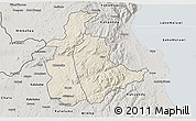 Shaded Relief 3D Map of Mabulabo, semi-desaturated