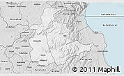 Silver Style 3D Map of Mabulabo
