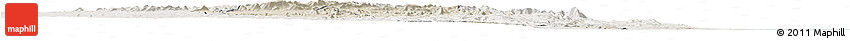 Shaded Relief Horizon Map of Mabulabo, lighten