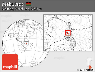Blank Location Map of Mabulabo