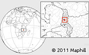 Blank Location Map of Mabulabo, highlighted parent region