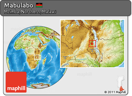 Physical Location Map of Mabulabo