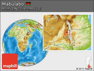 Physical Location Map of Mabulabo