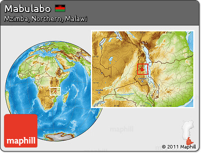 Physical Location Map of Mabulabo