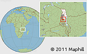 Savanna Style Location Map of Mabulabo, highlighted parent region, highlighted grandparent region