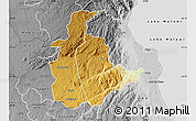 Physical Map of Mabulabo, desaturated