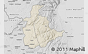 Shaded Relief Map of Mabulabo, desaturated