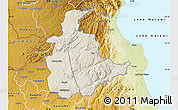 Shaded Relief Map of Mabulabo, physical outside