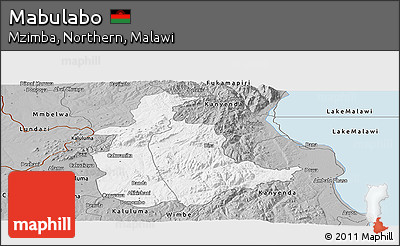 Gray Panoramic Map of Mabulabo