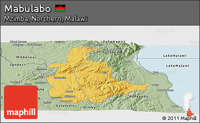 Savanna Style Panoramic Map of Mabulabo