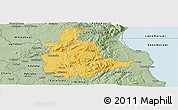 Savanna Style Panoramic Map of Mabulabo