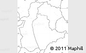 Blank Simple Map of Mabulabo, no labels