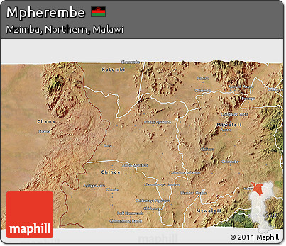 Satellite 3D Map of Mpherembe