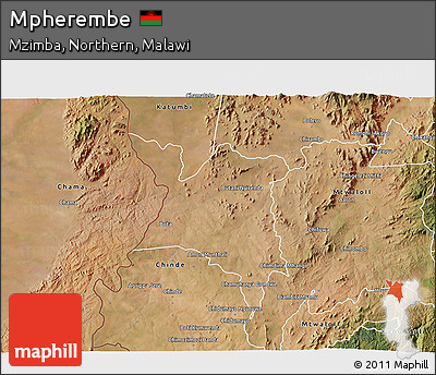 Satellite 3D Map of Mpherembe