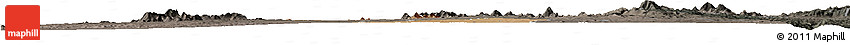 Satellite Horizon Map of Mpherembe, darken, semi-desaturated