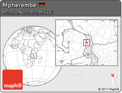 Blank Location Map of Mpherembe
