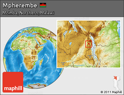 Physical Location Map of Mpherembe